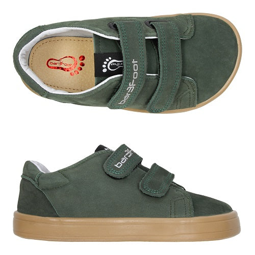 Ténis Bar3foot Coss Nubuck- Verde