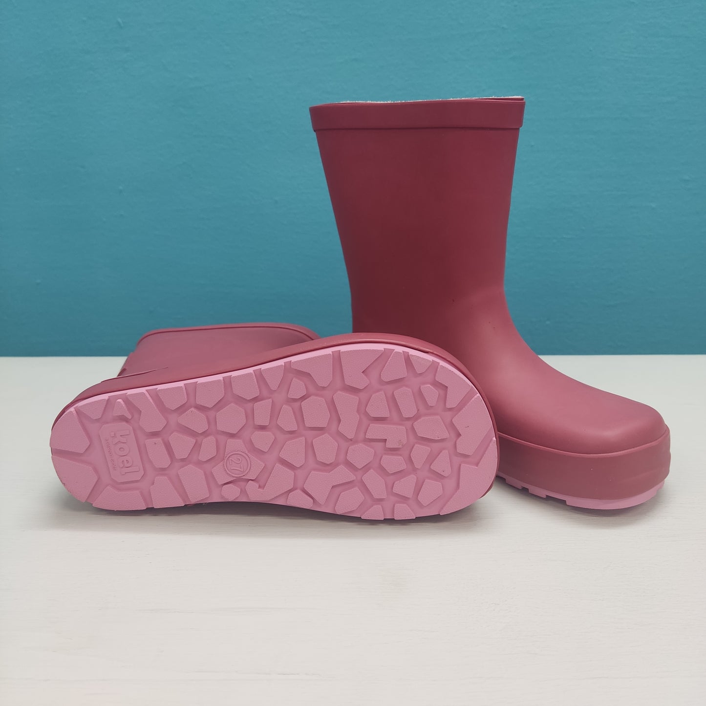 Galochas Koel Barefoot Wellie Bare Blossom - Rosa
