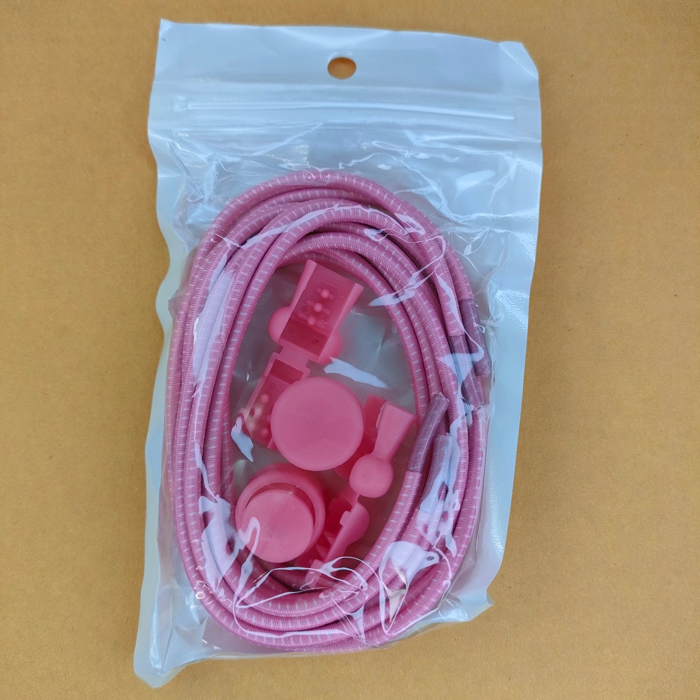 Atacadores elásticos rosa