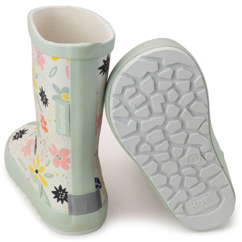 Galochas Koel Barefoot Wellie Bare - FLOWERS