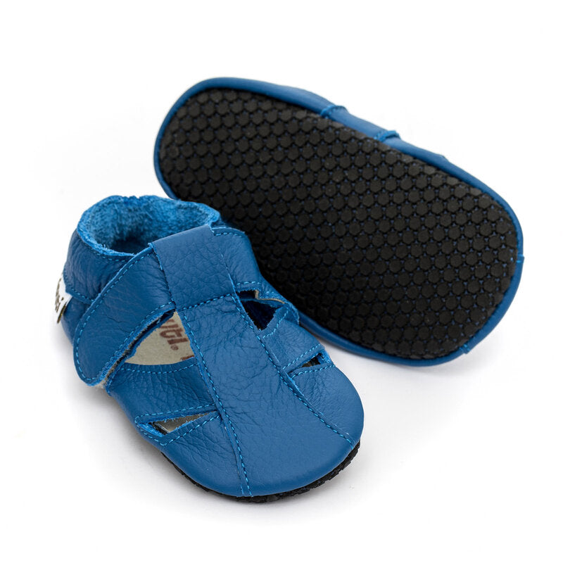 Sandália de bebê Liliputi Soft Paws cobalto