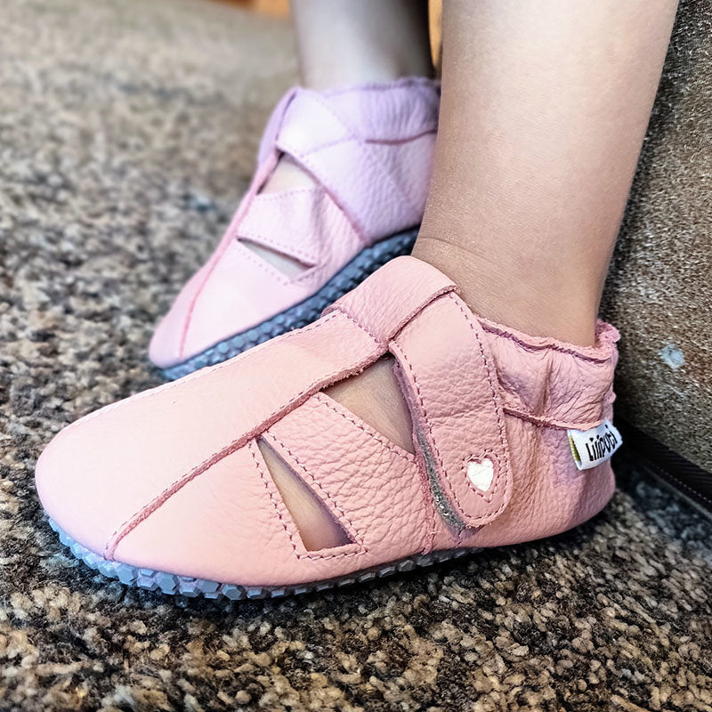 Sandália de bebê Liliputi Soft Paws Cotton Candy