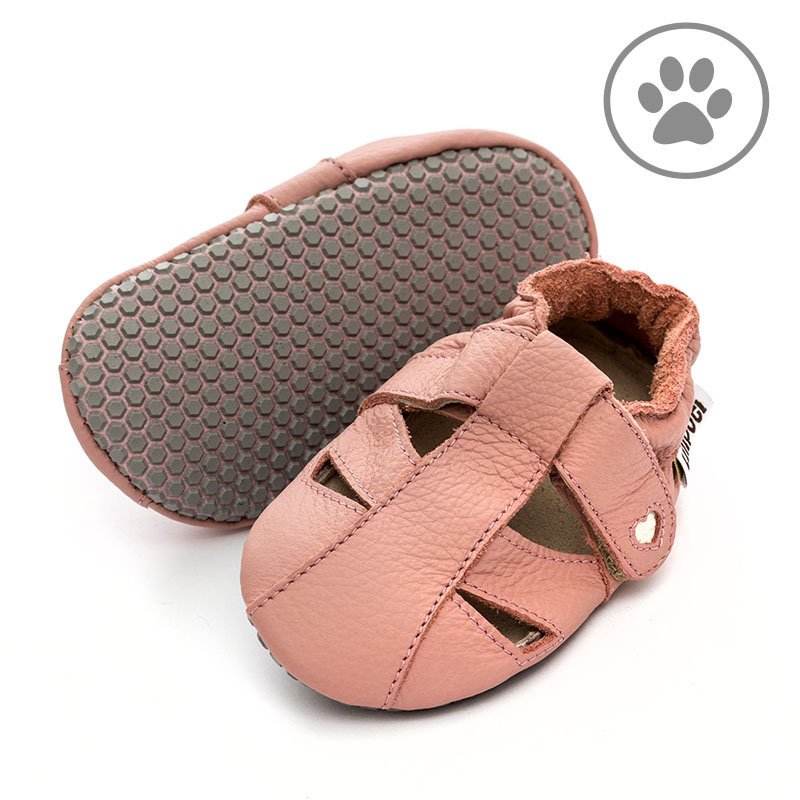 Sandália de bebê Liliputi Soft Paws Cotton Candy