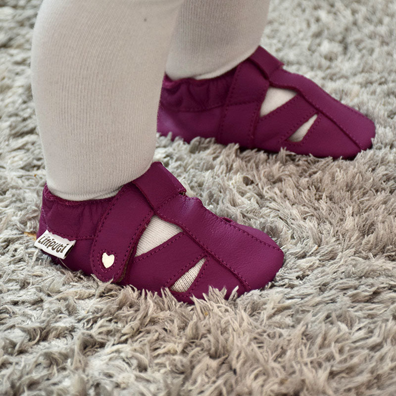 Sandália de bebê Liliputi Fucshia