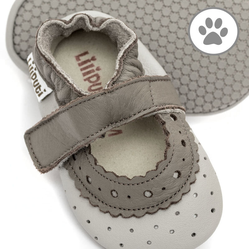 Sandália de bebê Liliputi Soft Paws Stone Rose