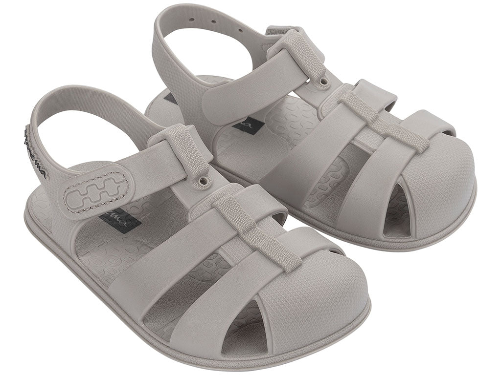 Sandálias Ipanema Barefoot Baby -  Cinza