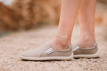 Ténis Slip-on Be Lenka Eazy - Vegan - Areia - peaoquadrado